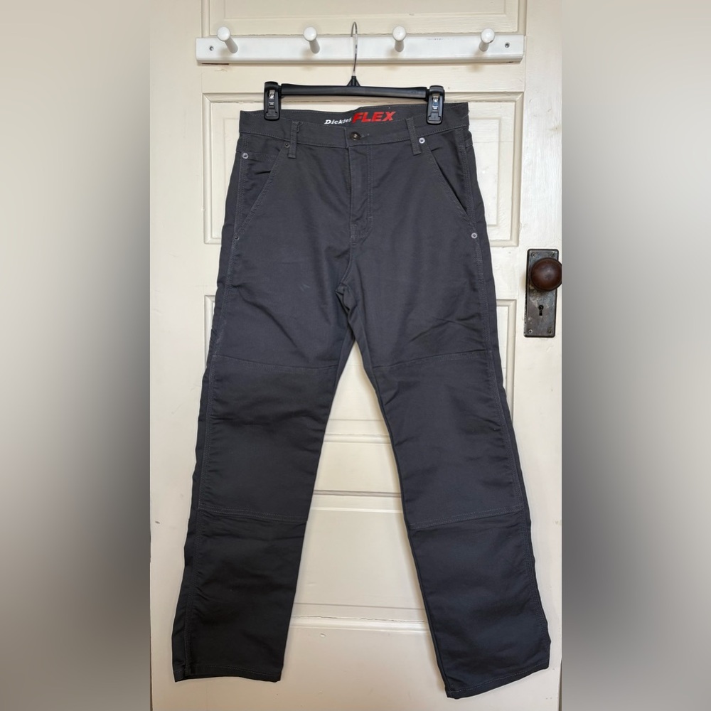 Dickies Double Knee Flex pants in Grey 30x30